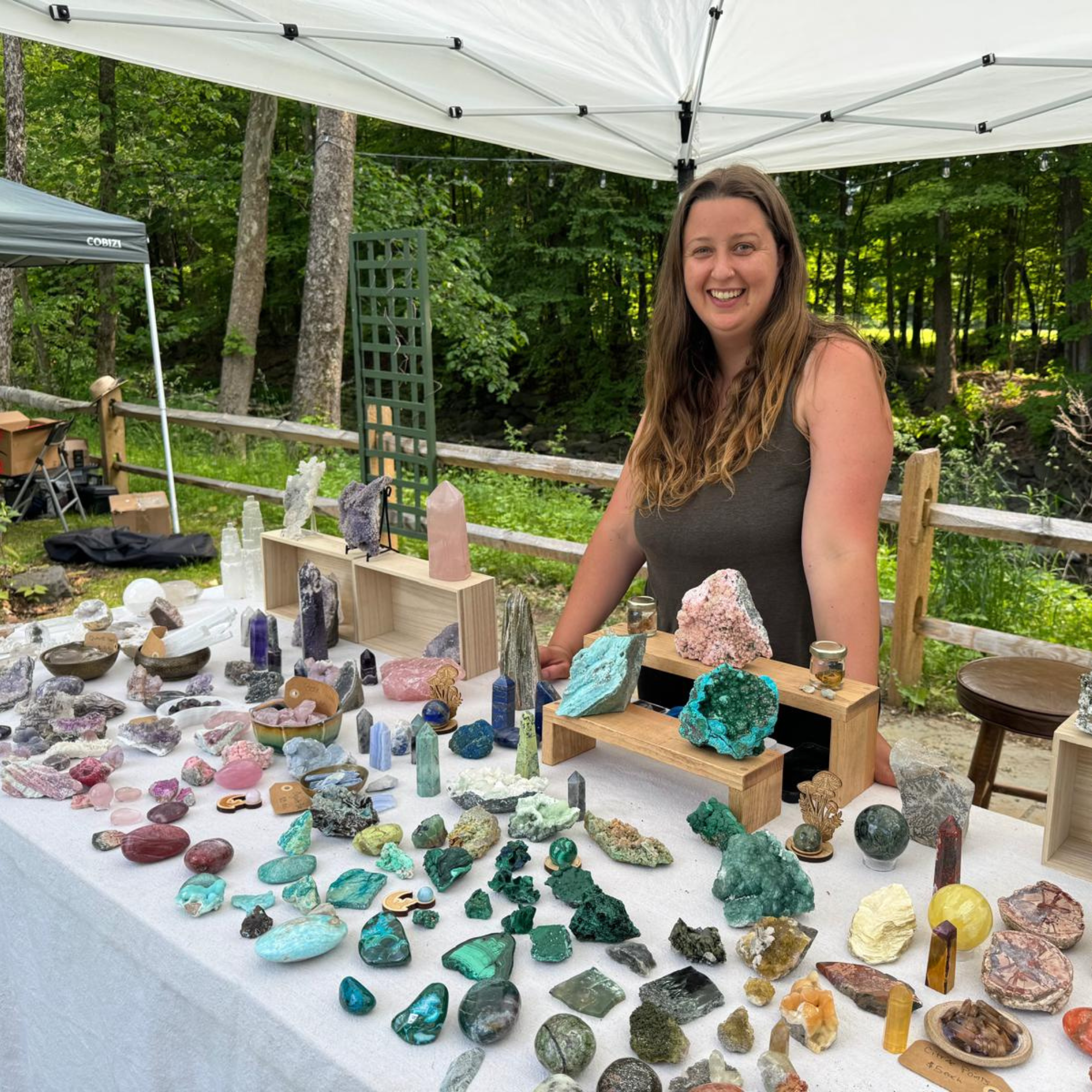 Bluegrass Festival stall at Bearsville Center Woodstock